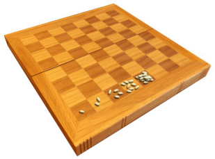 Задача о зёрнах на шахматной доске — Википедия
